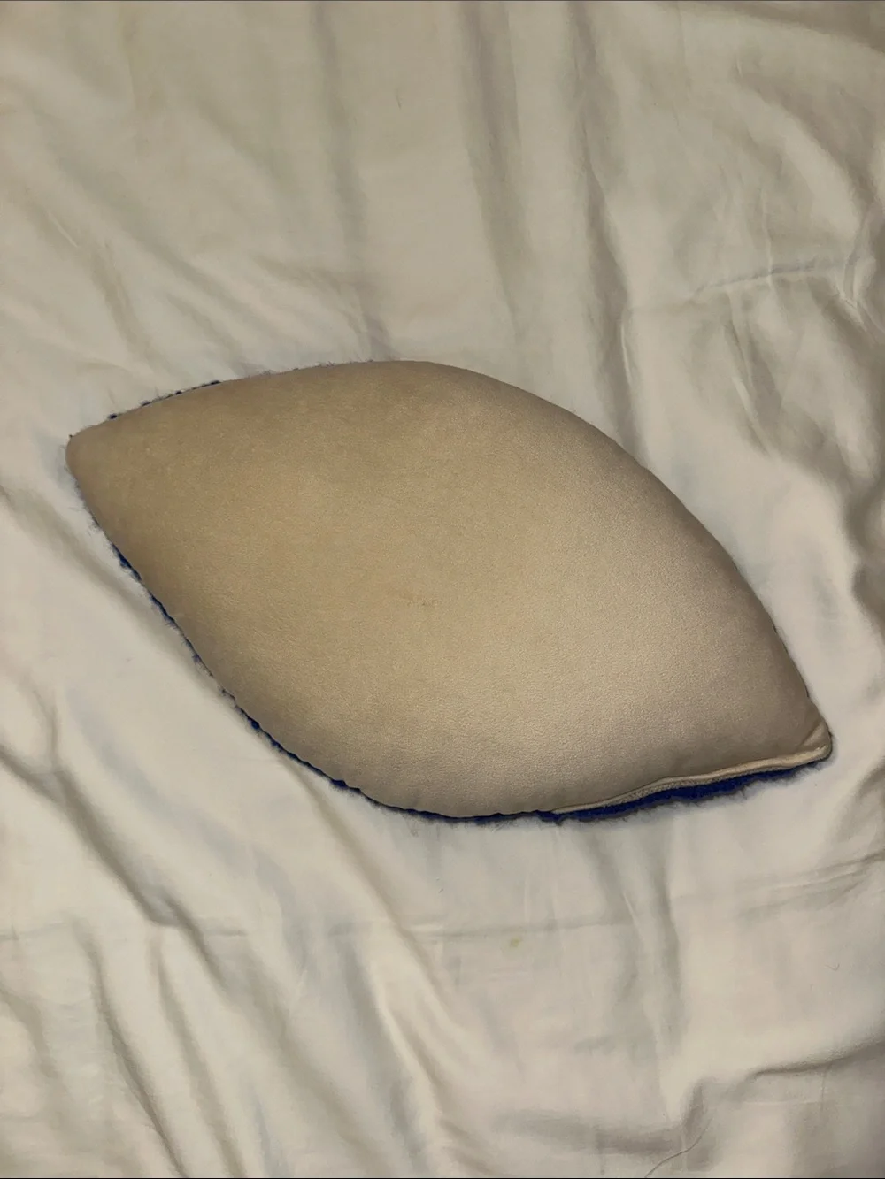 Evil Eye Hooked Accent Pillow - Blue